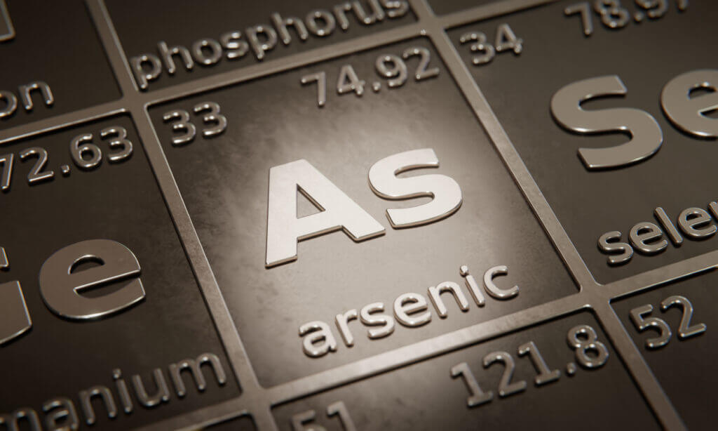 Arsenic in periodic table of elements