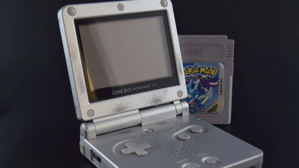 Vintage game and nintendo