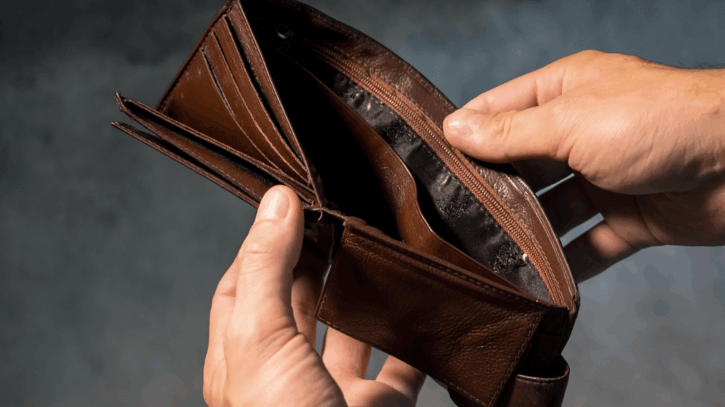 empty wallet