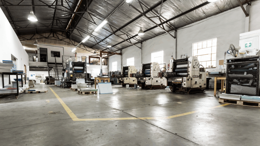 Empty factory