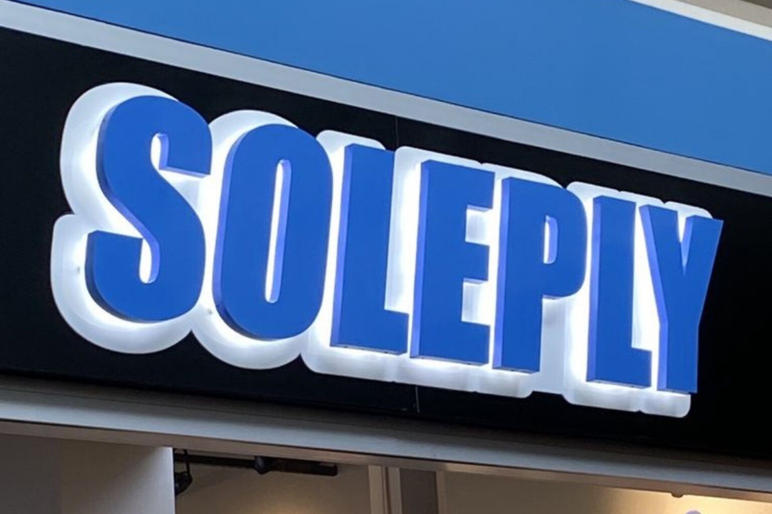 Soleply signage