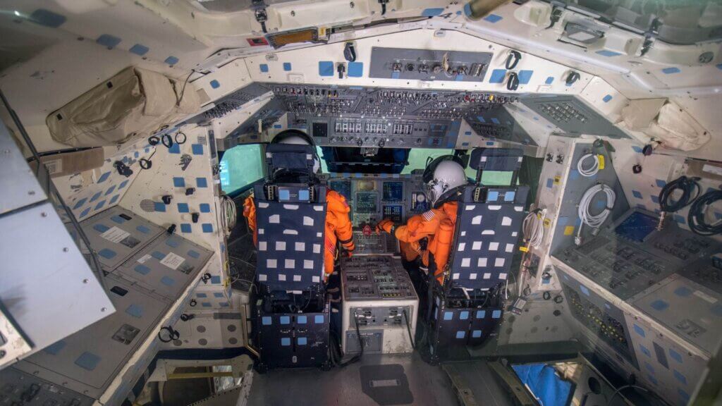 Inside a NASA cockpit