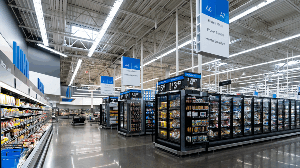 inside walmart grocery