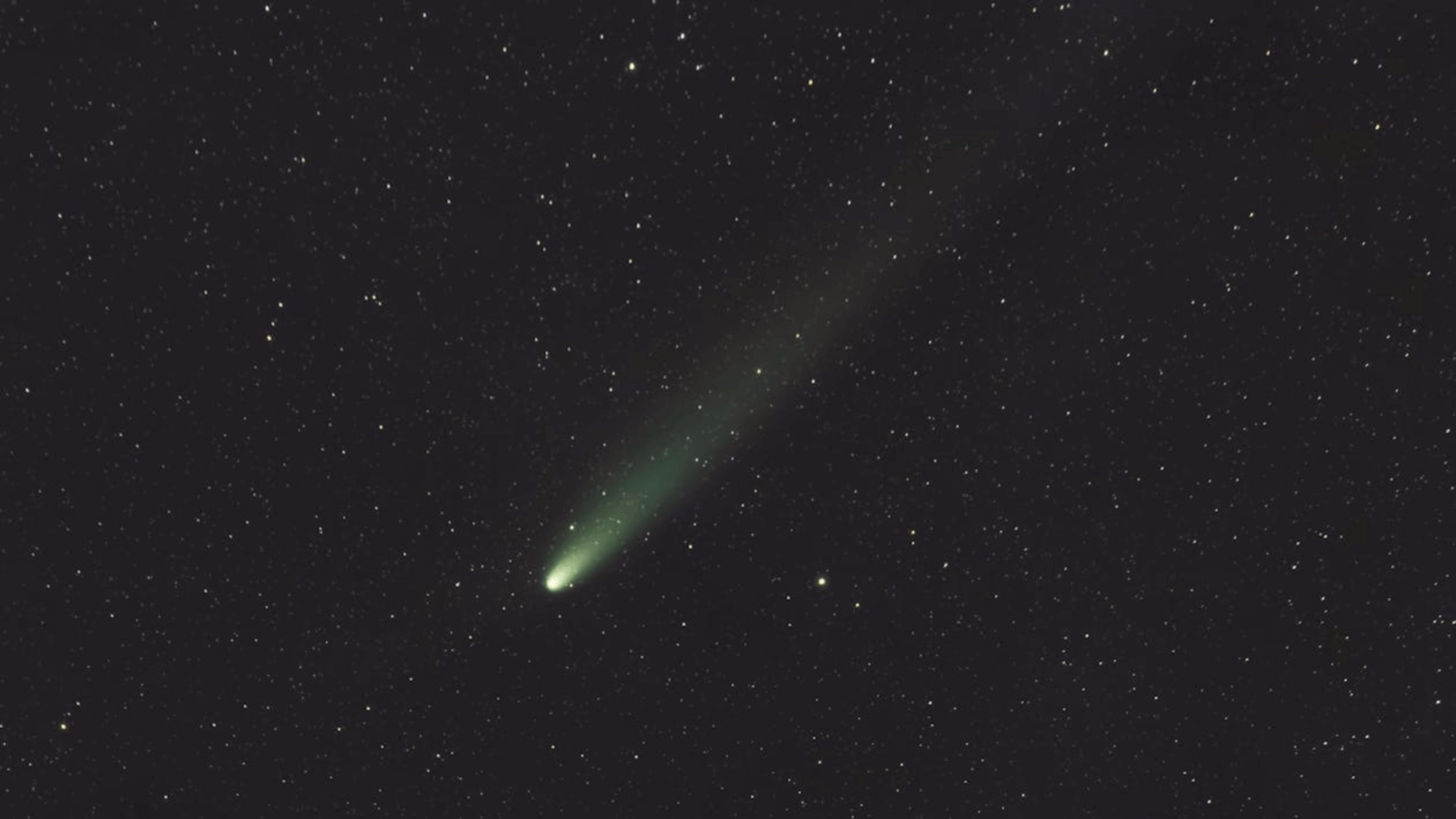 comet in outerspace