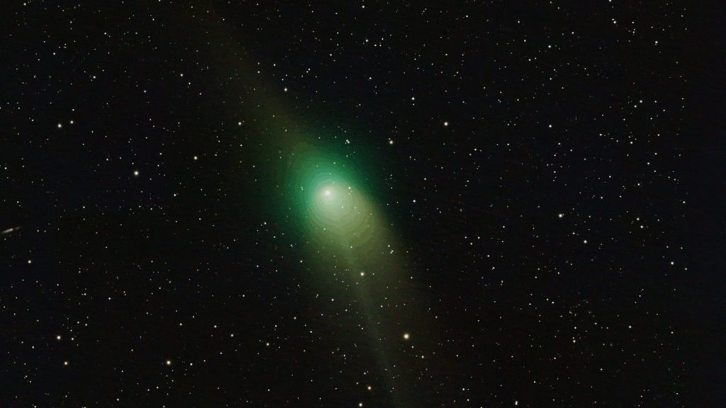 comet in outerspace