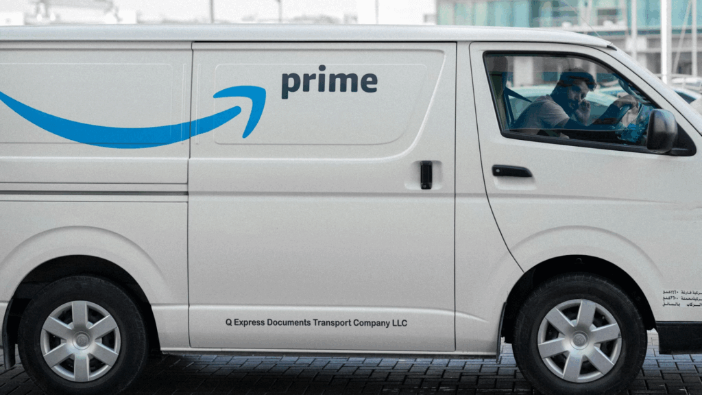 Amazon prime delivery van