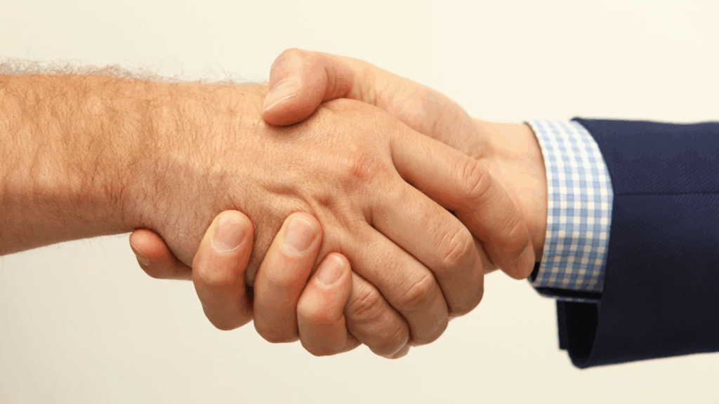 shaking hands