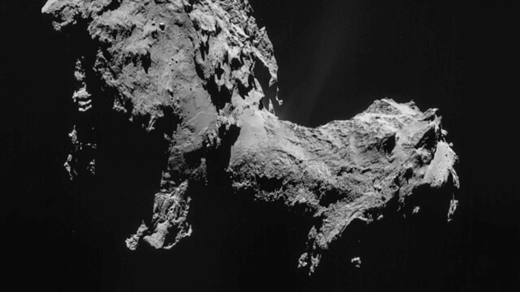 Comet 67P on 19 September 2014 NavCam mosaic