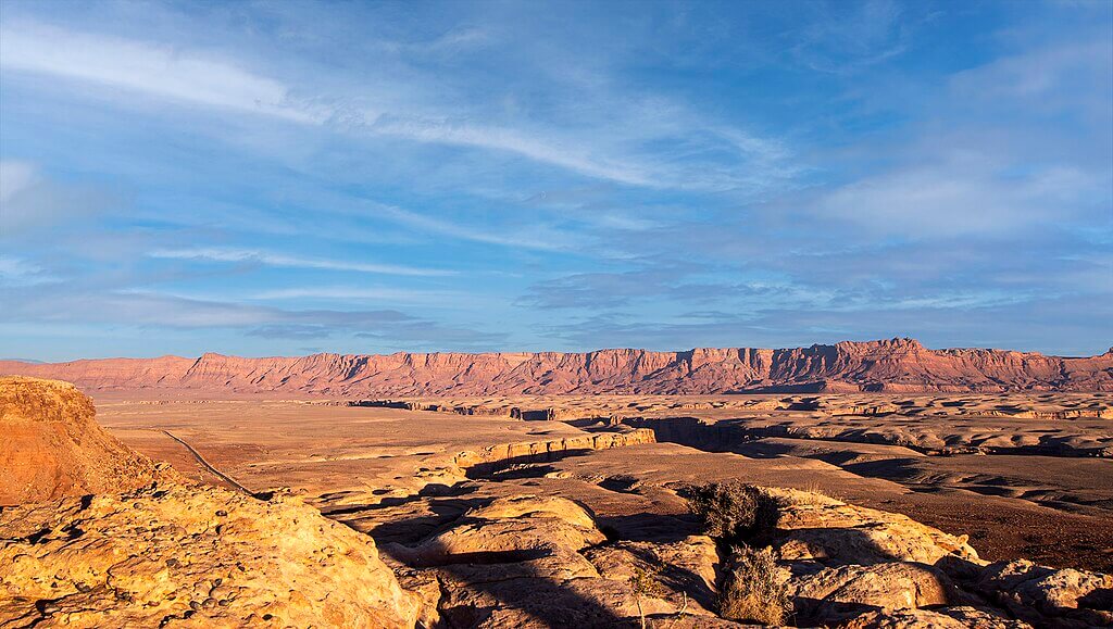 Elevated view of Marble Canyon located in Northern Arizona.