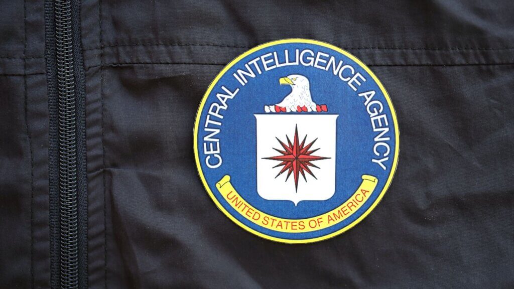 Close up of the CIA logo
