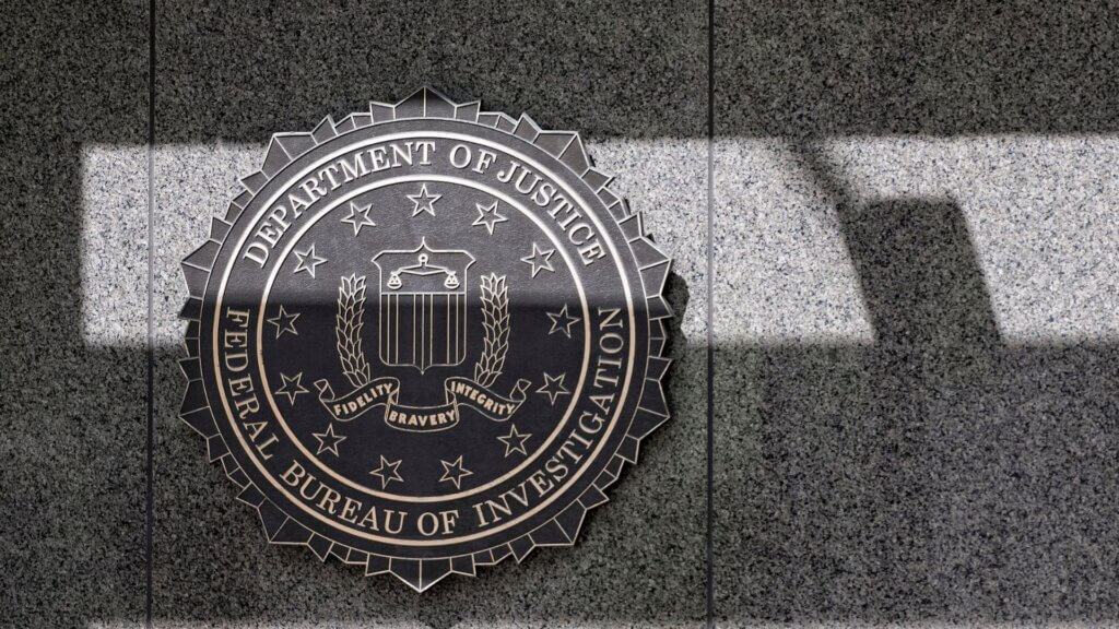 Exterior view of the J. Edgar Hoover FBI Building in Washington, DC