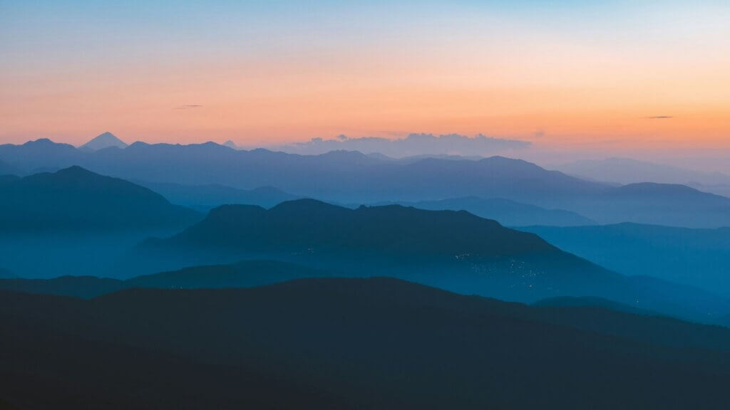 Landscapes of mountains