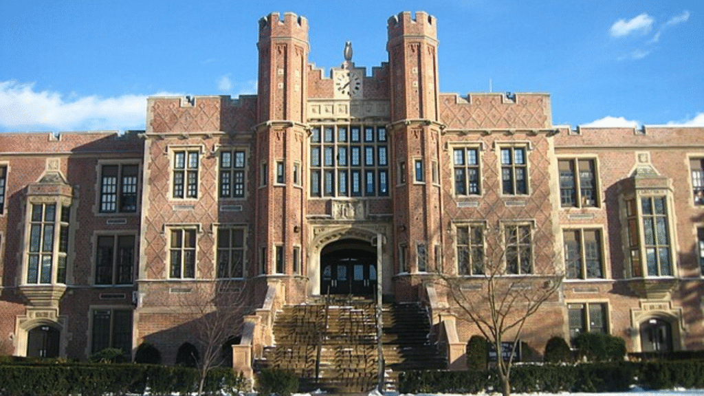 Entrance of a school