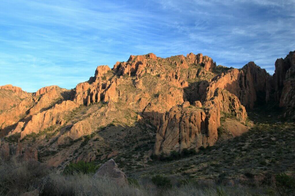 Chisos Mountains in the Big Bend National Park, Texas