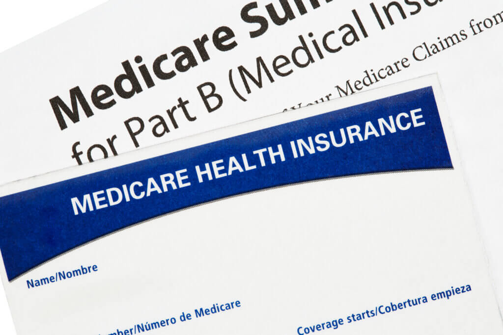 Medicare health insurance document.