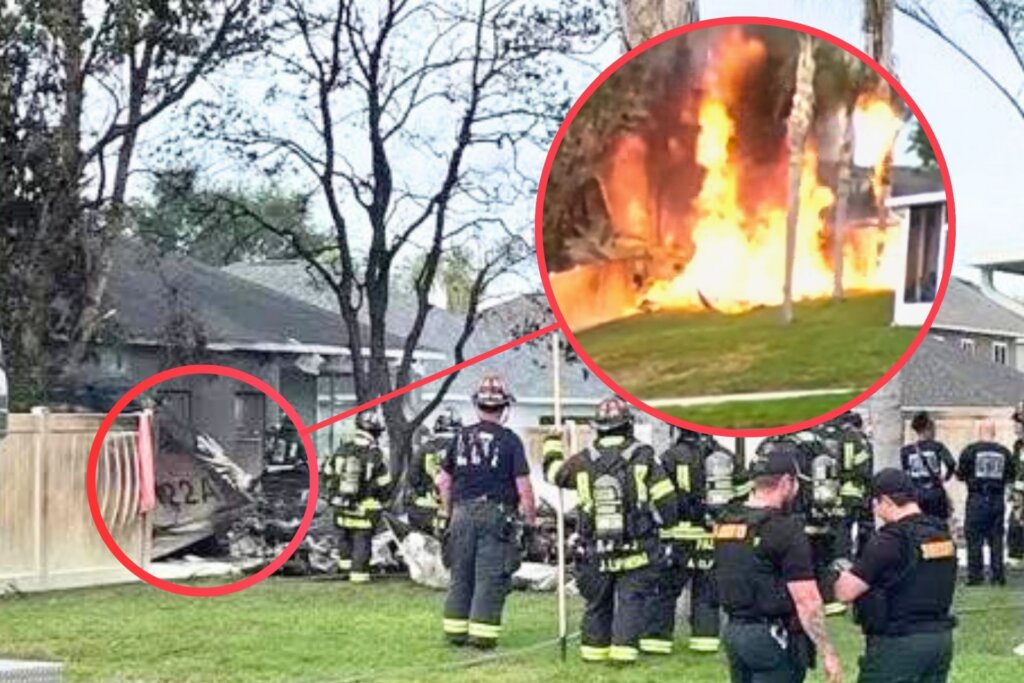 A Small Plane Crash in a Florida Neighborhood Leaves a Community Shaken