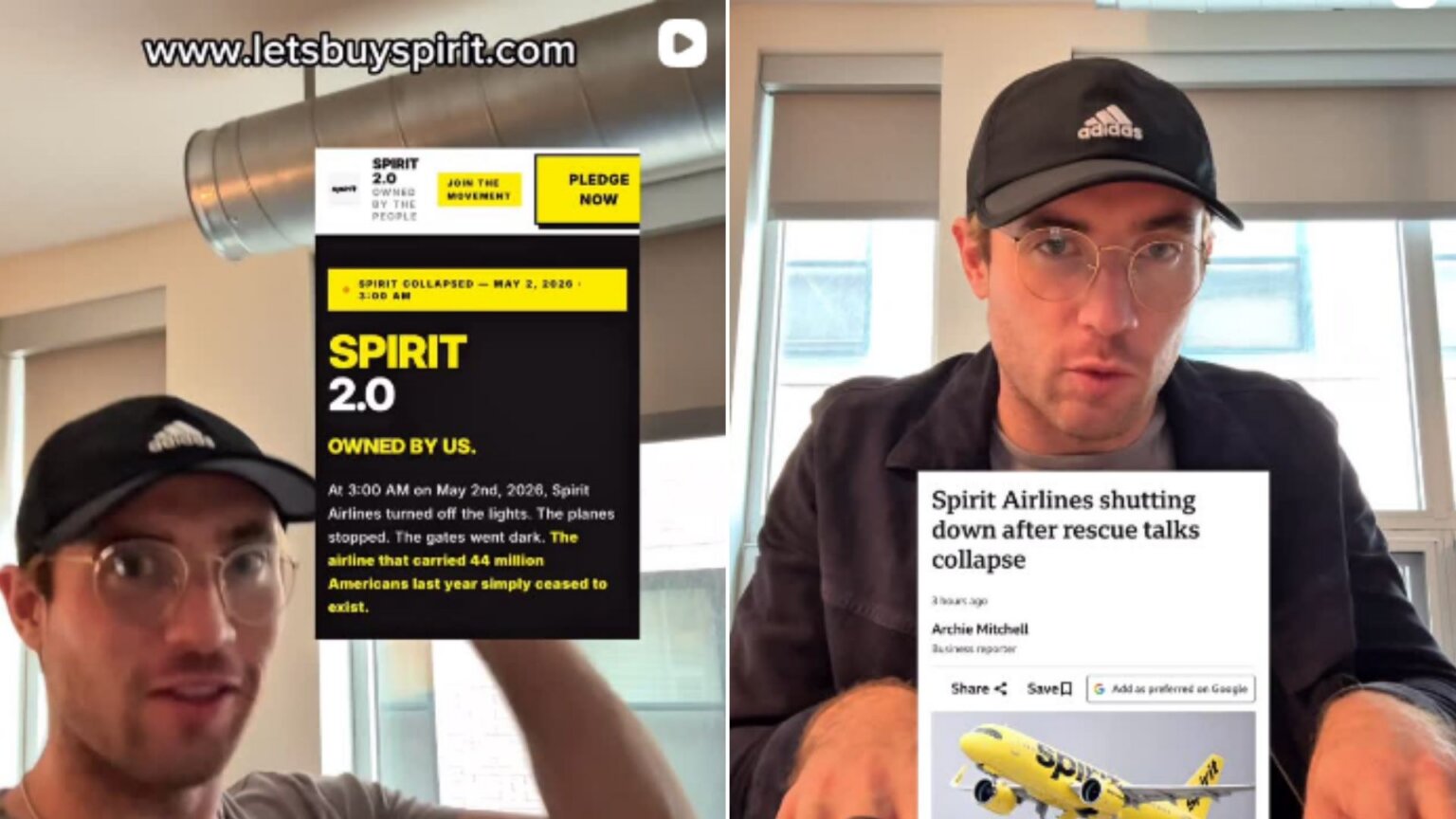 TikToker’s “Let’s Buy Spirit Airlines” Attracts Thousands of Supporters: “Owned by the People. Airlines Gone.”