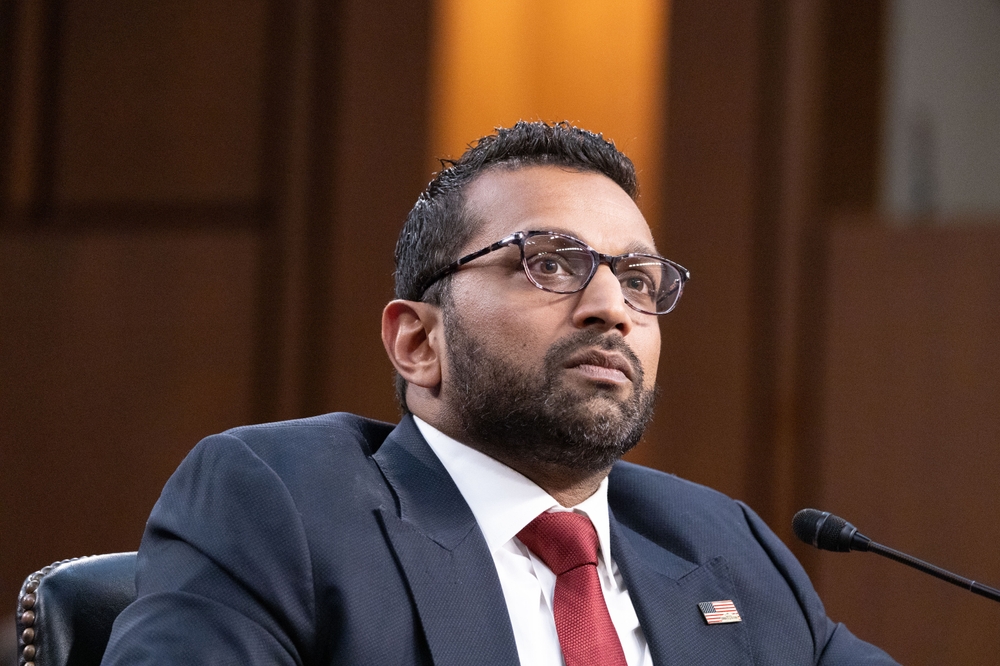 Kash Patel during a Senate Intelligence Committee hearing on his nomination for FBI director in 2025.
