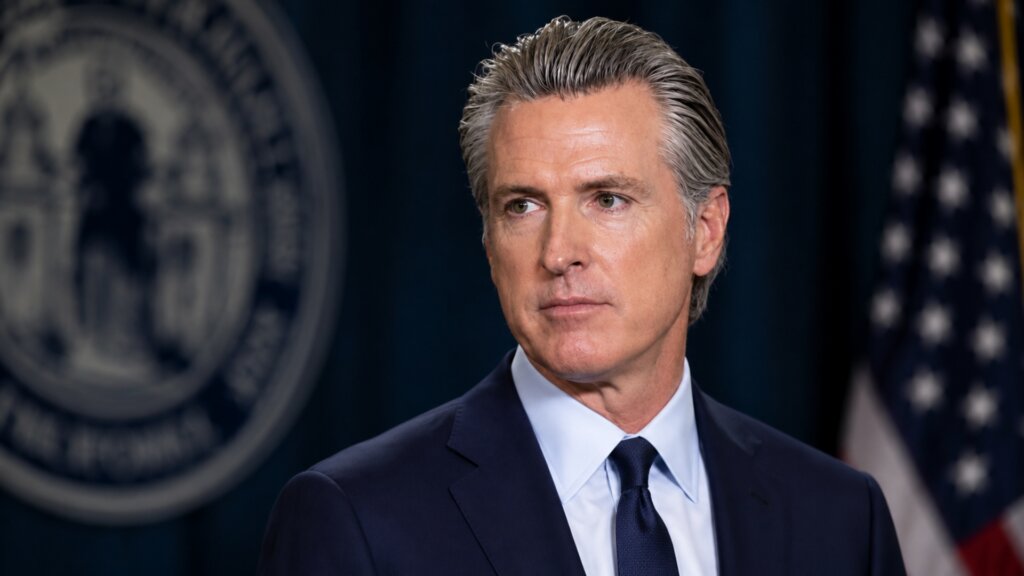 California Governor Gavin Newsom