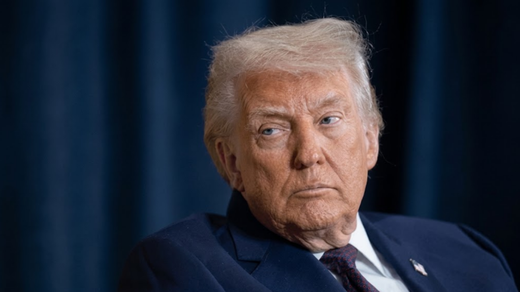 Portrait of Donald Trump, president of the United States of America.