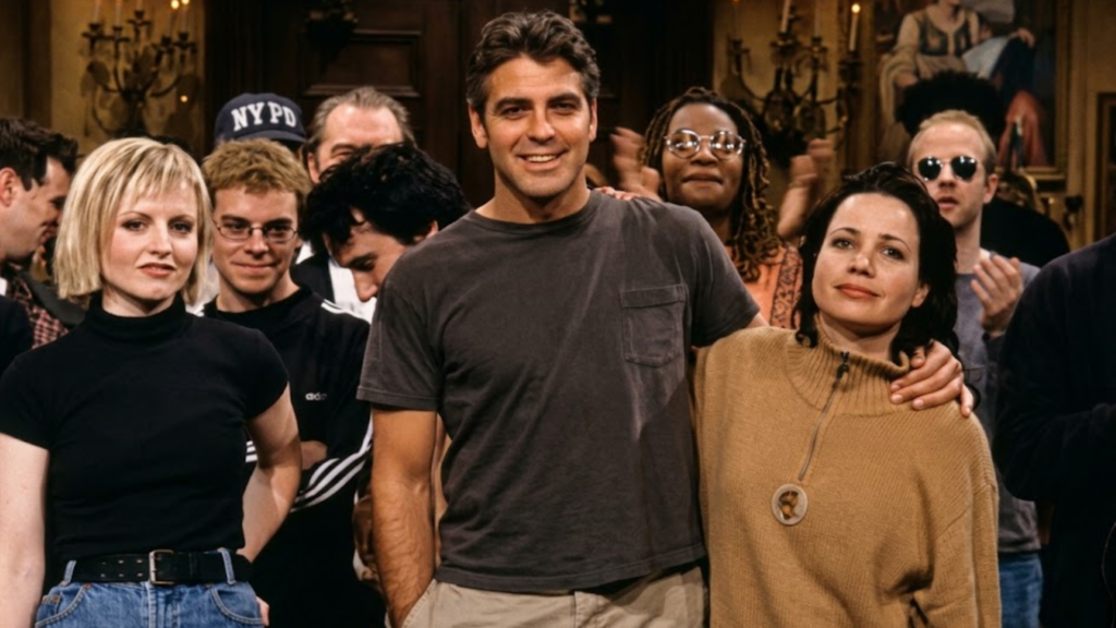 A picture of Janeane Garofalo's last SNL episode.