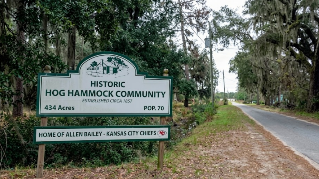 The community of Hog Hammock is the ancestral home of the Gullah Geechee people, African American descendants of slaves.