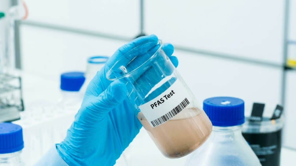 PFAS Test Measure and polyfluoroalkyl substances in water.