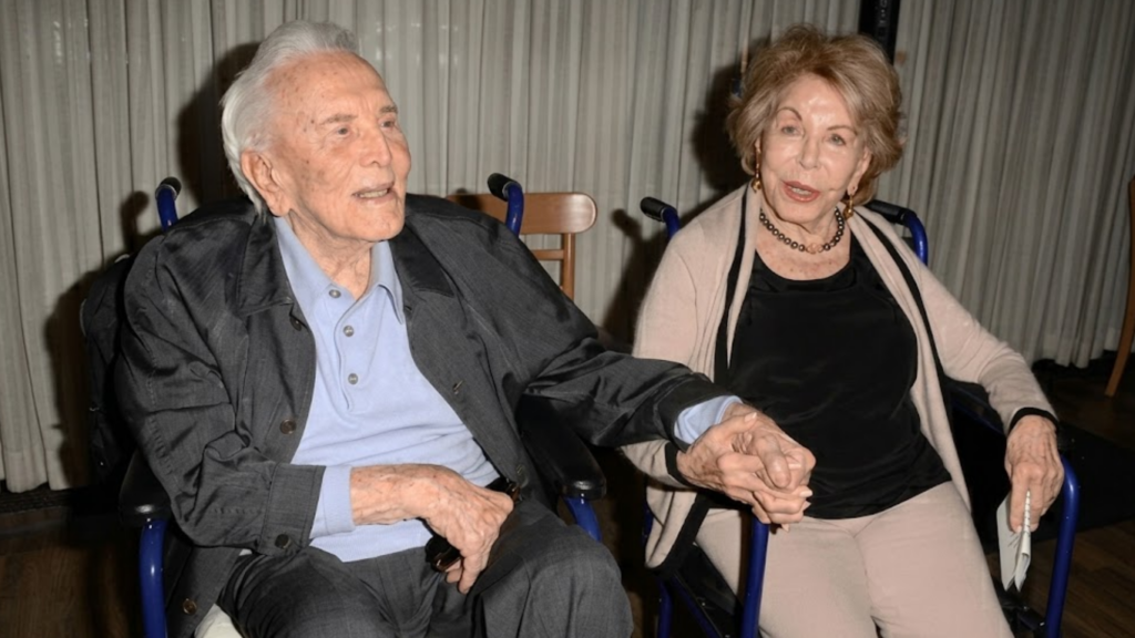 Kirk Douglas, Anne Douglas at the 25th Anniversary of the Anne Douglas Center at the LA Mission on May 4, 2017 in Los Angeles, CA
