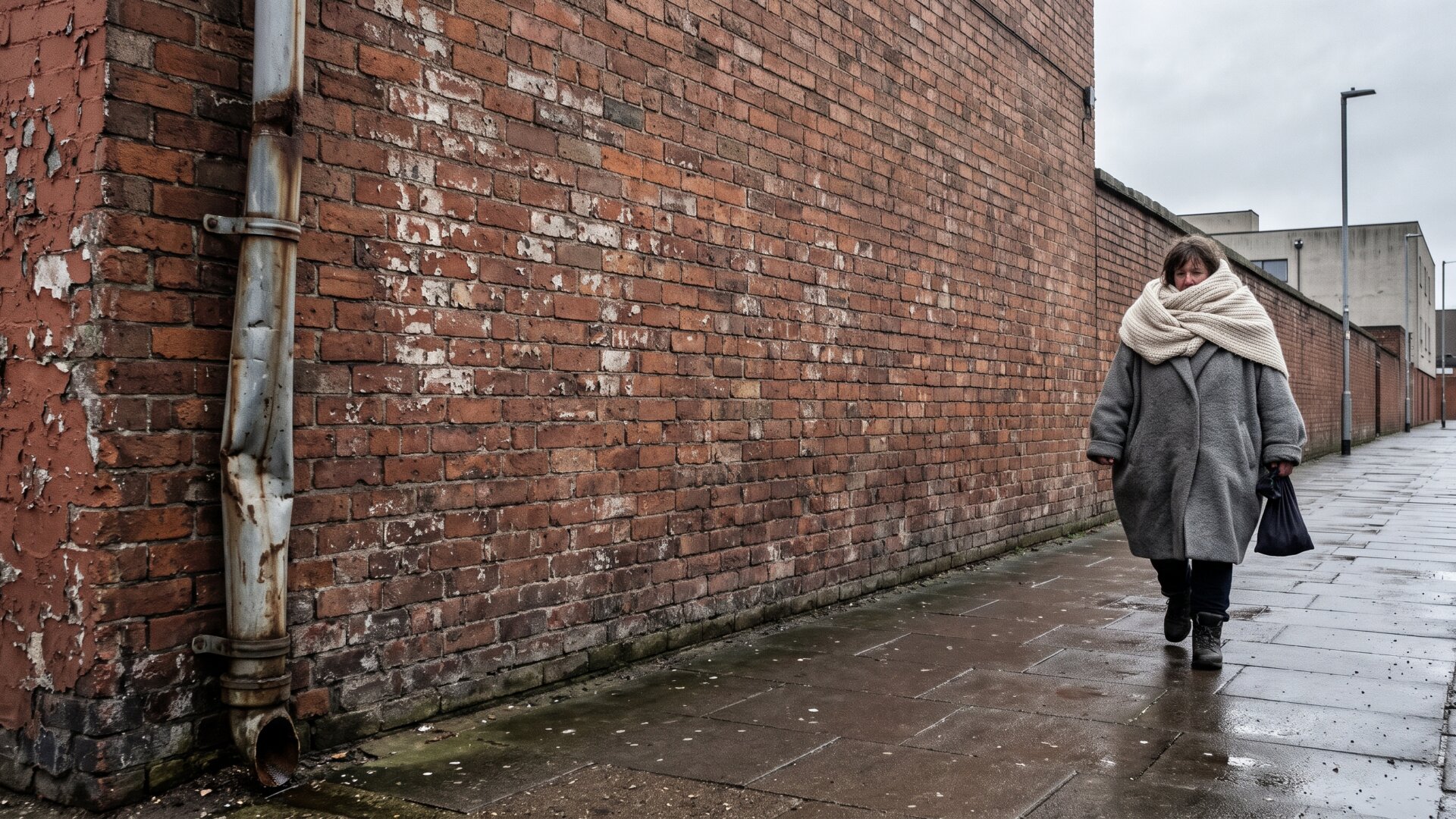 A full-length street figure in fully oversized layering, illustrating the volume-on-volume exception slide 8 says the guide permits.